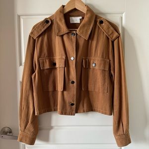 Lush Jacket in Camel Size Small